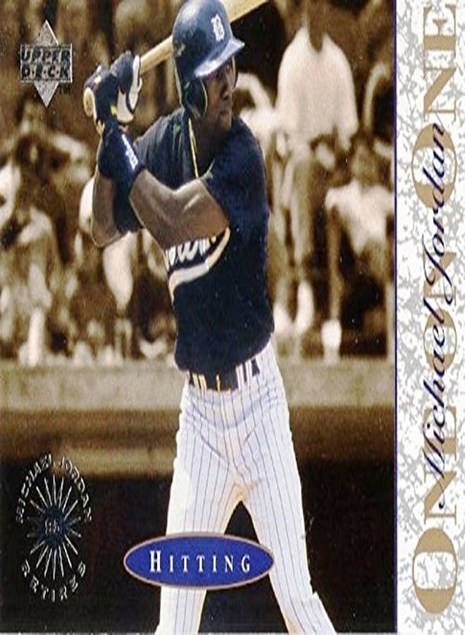 Upper Deck Michael Jordan 1995 Upper Deck Minor Leagues One on One #3 Baseball Rookie Card in Mint Condition ! Shipped in Ultra Pro Top Loader to Protect it ! - Image 1