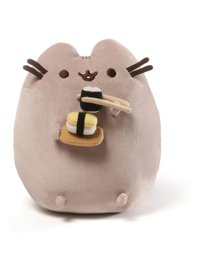GUND GUND Pusheen Snackable Sushi Plush, Stuffed Animal for Ages 8 and Up, 9.5”, Gray 