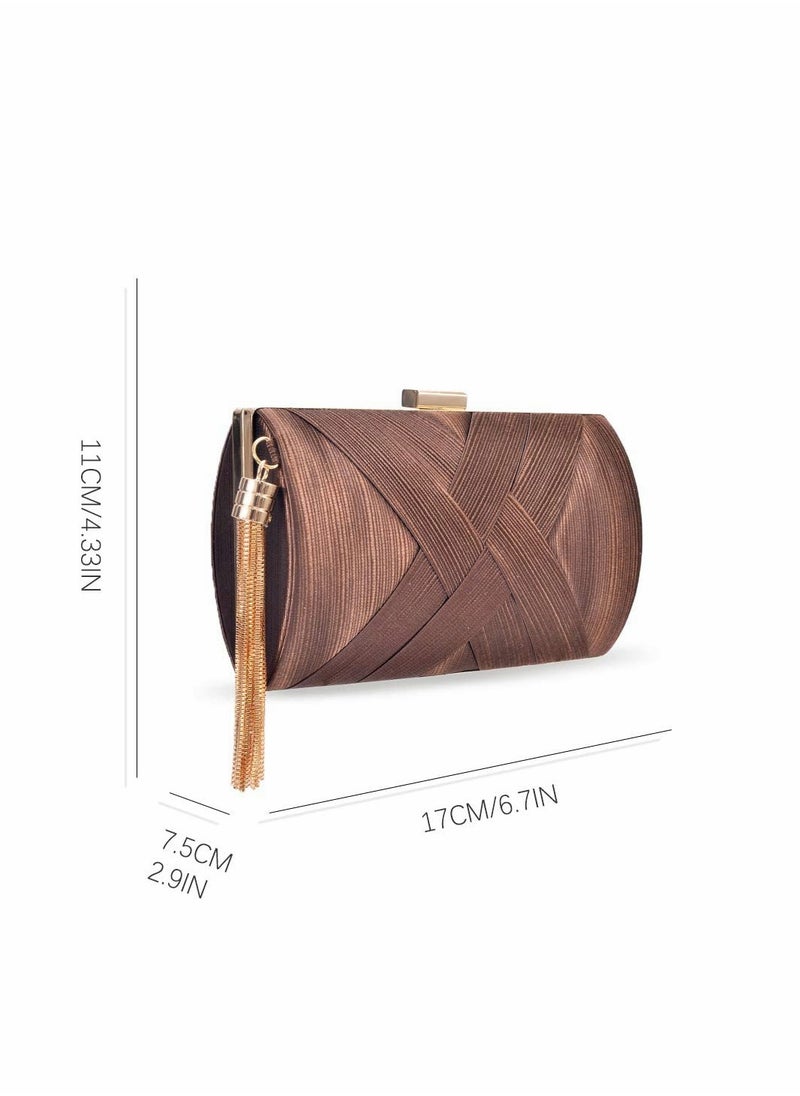 SYOSI - Womens Evening Clutch Bag Designer Evening Handbag, Lady Party Clutch Purse - Image 1