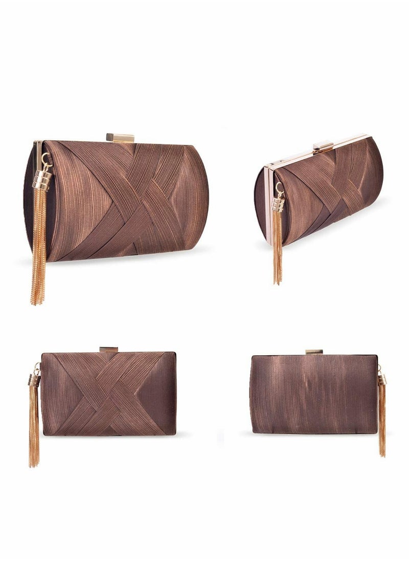 SYOSI - Womens Evening Clutch Bag Designer Evening Handbag, Lady Party Clutch Purse - Image 1