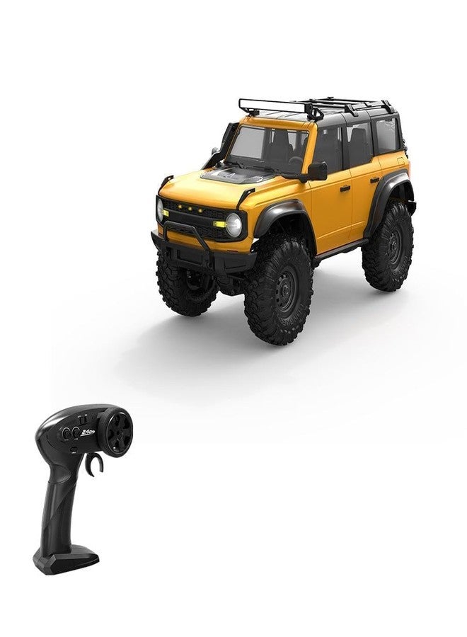 TOYDXXA RC Cars Remote Control Truck RC Rock Crawler 1:16 2.4G 4WD RTR All Terrain Hobby Off Road Truck Racing Vehicle Hobby Grade Model Yellow Vehicle with LED Light - Image 1