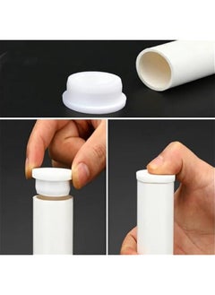 OCTOBER 4-Pack Rubber Sink Hole Plug Stopper,Kitchen Bathroom Hole Cap,Sink Basin Trim Overflow Cover Insert in Hole Round Caps (White 36.3mm)  - Image 4