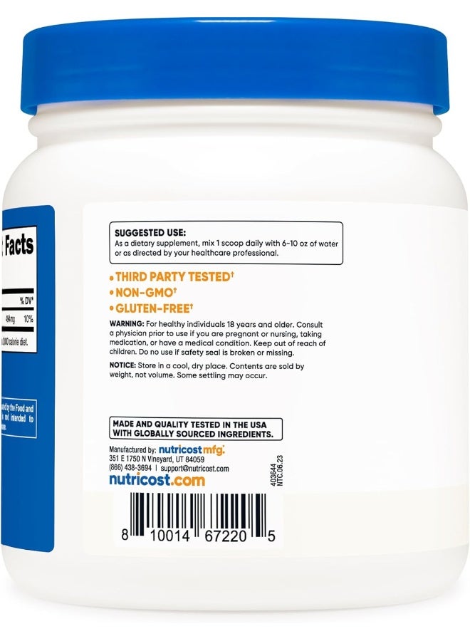 Nutricost Potassium Bicarbonate Powder 2 Lb Gluten Free, Nongmo - Image 3