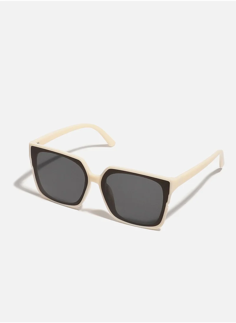 Haute Sauce Black Lens Oversized Sunglass