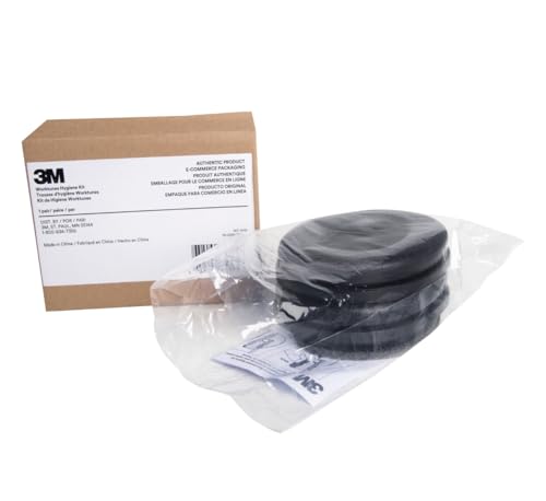3M WorkTunes Hearing Protector Replacement Ear Cushion Hygiene Kit, 1 pair, works with WorkTunes AM/FM (90541) and WorkTunes Connect + AM/FM (90542) - Image 1