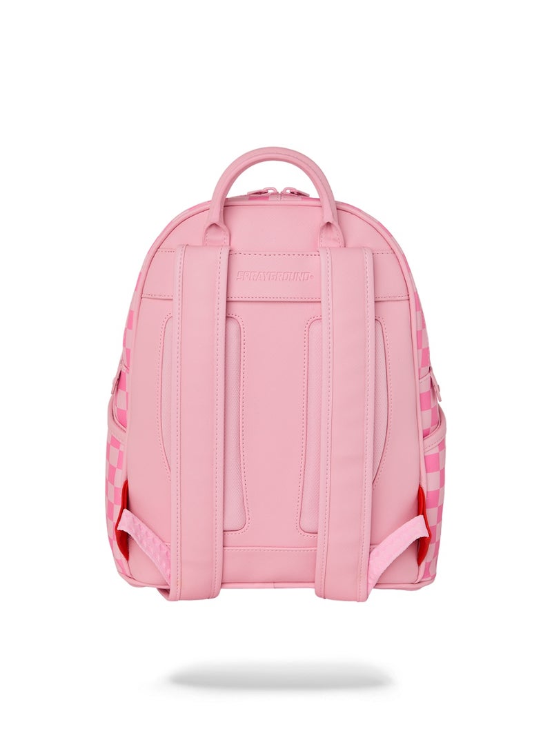 SPRAYGROUND PINK SHARKS IN PARIS PATCH SAVAGE BACKPACK - Image 3