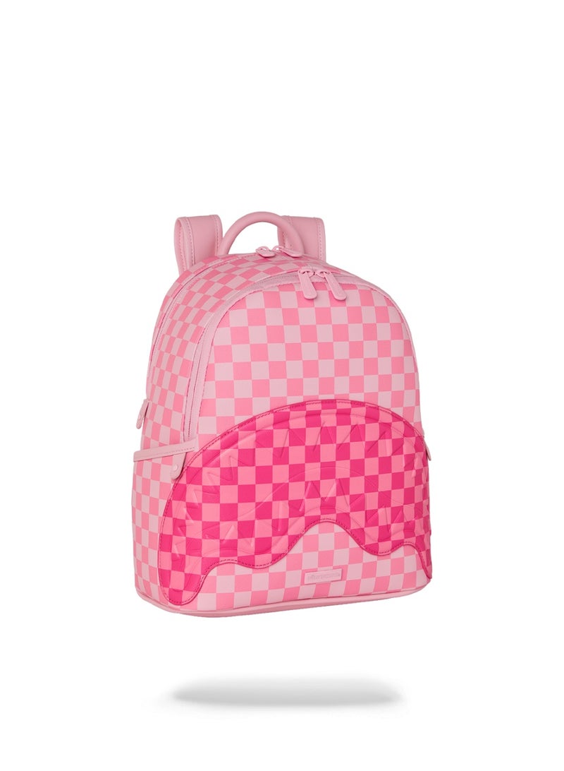 SPRAYGROUND PINK SHARKS IN PARIS PATCH SAVAGE BACKPACK - Image 2