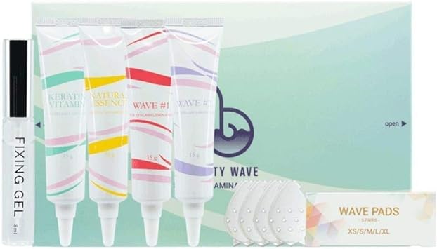 Northern Crown Cosmetics Beauty Wave Eyelash Lamination Keratin Vitamin Lash Lift Perming Kit with Amino Acids - Image 1