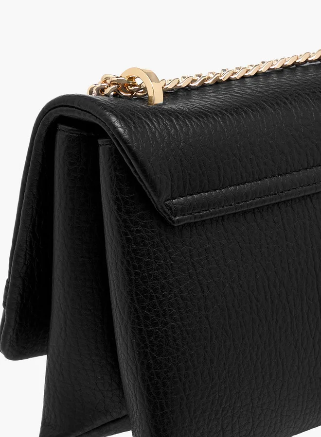 Celeste Women's Textured Crossbody Bag with Chain Strap