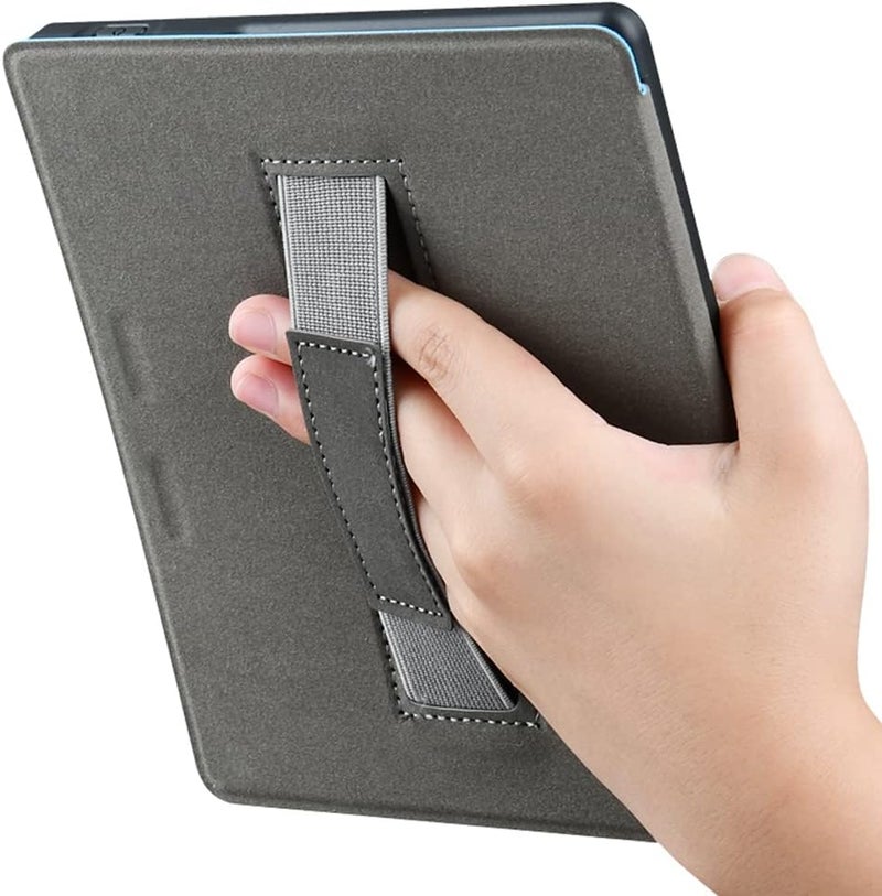 Zcooooool Kindle Oasis Fabric Cover ( Hand Strap Designed) Case for 7" Kindle Oasis (10th & 9th Gen, 2019/2017) Anti-Slide Kindle Oasis Case - Image 4