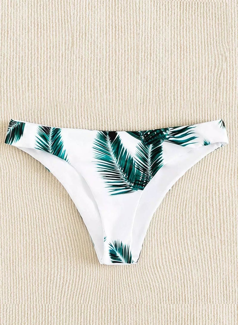 Generic Palm Leaf Random Print Bikini Panty - Image 5