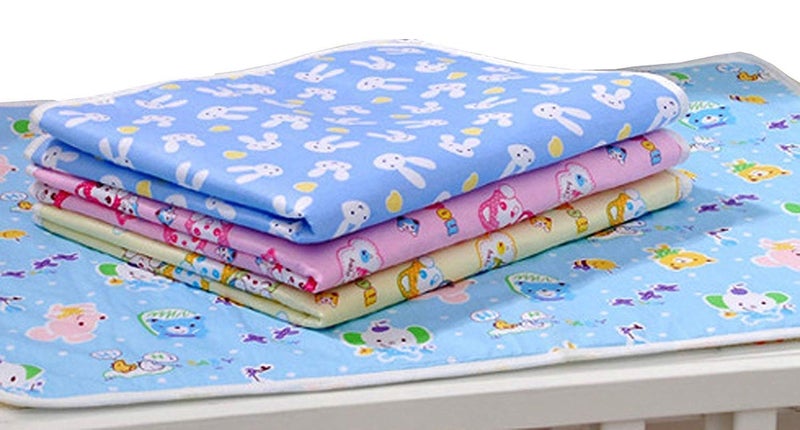 Fashtastic Cotton Diaper Changing Sheets (Set of 4, Multicolor) - Image 1