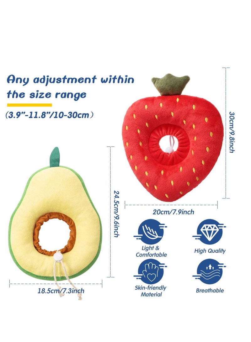 KASTWAVE 4 Pieces Cat Recovery Collar Cute Cat Neck Cone Cat Elizabeth Padded E-Collar Anti-bite Lick Dog Collar with Smooth Texture for Kitten and Cat - Image 4