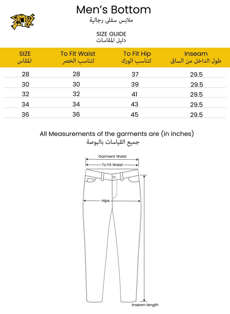 Campus Sutra Navy Blue Lightweight - Tailored Linen-Blend Trousers for Men | Best Price UAE
