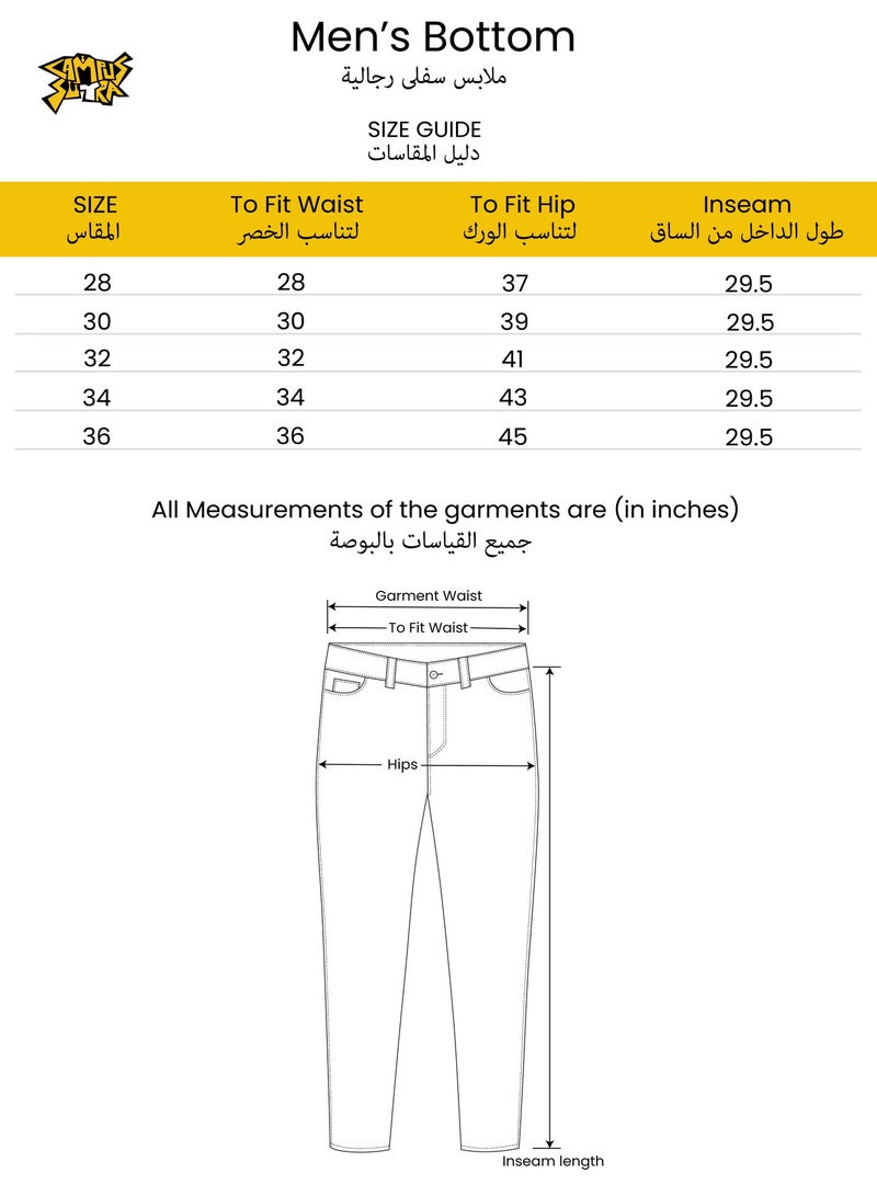 كامبوس سوترا بنطلون كتان مريح بقصة أنيقة - Image 4
