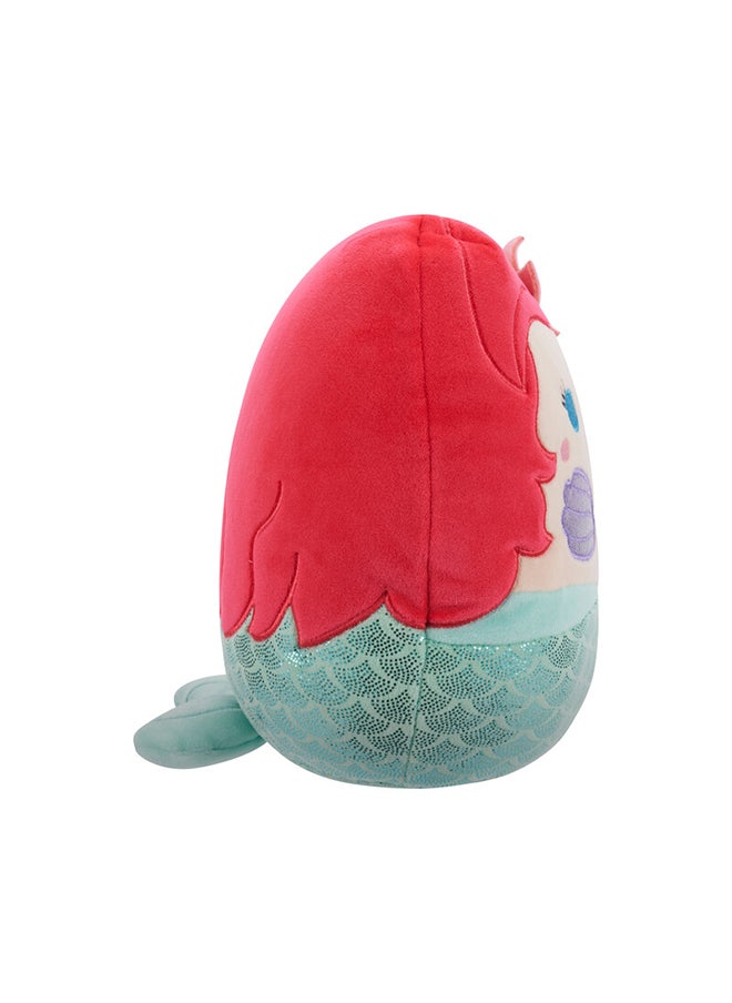 Squishmallows Disney Little Plush 8 inch Princess Ariel Officially Licensed Kellytoy Plush Toy Colorful Soft Gift for Kids Girls & Boys Washable Squishy Stuff Toy Multicolor All Age  - Image 3