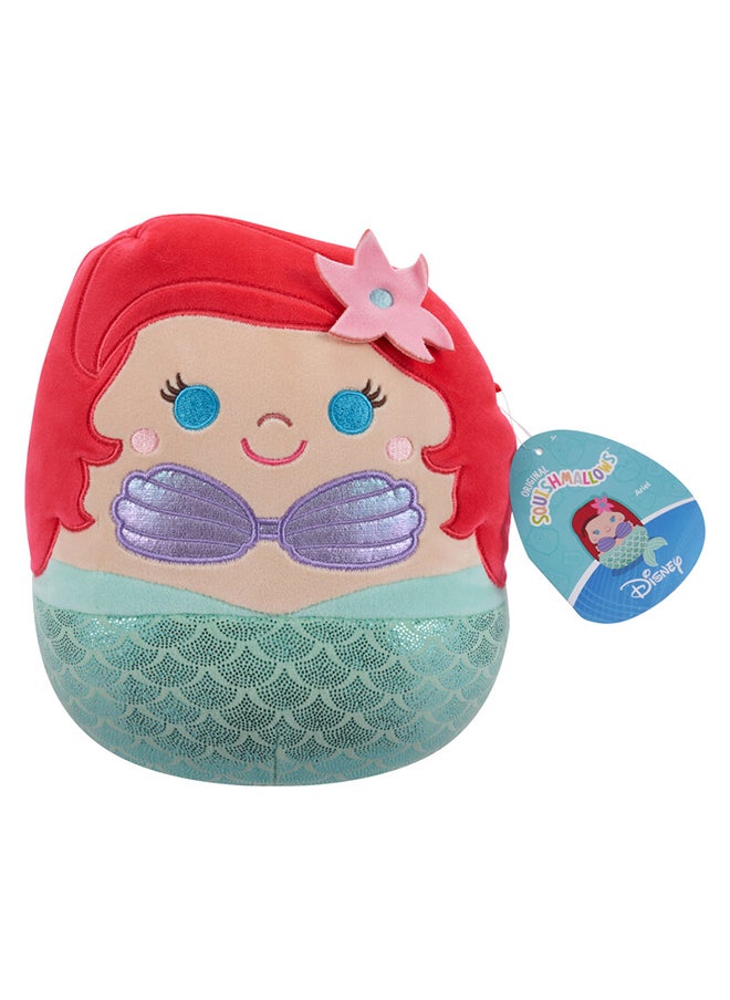 Squishmallows Disney Little Plush 8 inch Princess Ariel Officially Licensed Kellytoy Plush Toy Colorful Soft Gift for Kids Girls & Boys Washable Squishy Stuff Toy Multicolor All Age  - Image 1