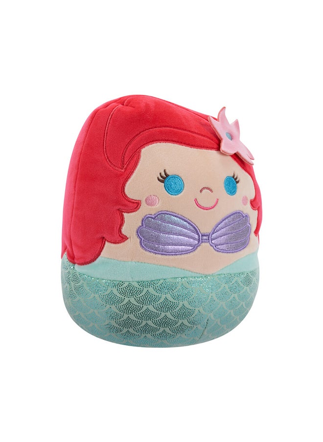 Squishmallows Disney Little Plush 8 inch Princess Ariel Officially Licensed Kellytoy Plush Toy Colorful Soft Gift for Kids Girls & Boys Washable Squishy Stuff Toy Multicolor All Age  - Image 4