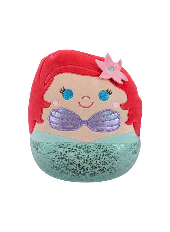 Squishmallows Disney Little Plush 8 inch Princess Ariel Officially Licensed Kellytoy Plush Toy Colorful Soft Gift for Kids Girls & Boys Washable Squishy Stuff Toy Multicolor All Age  - Image 5
