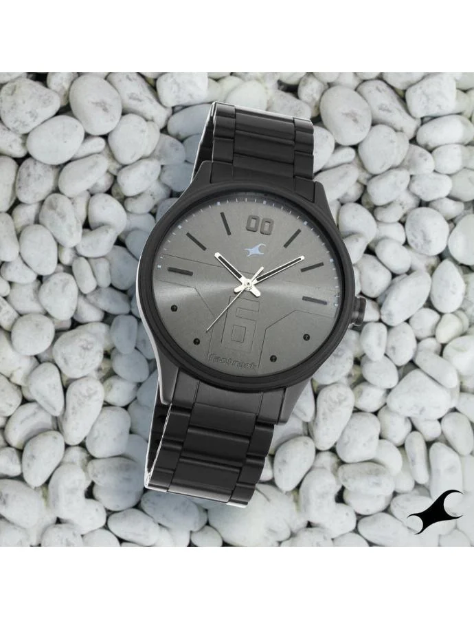 fastrack Men's Stainless Steel Analog Watch 3247NM02 - 41 mm