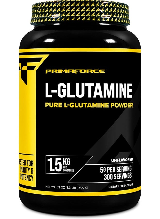 Primaforce L-Glutamine Powder 1500 Gram (1.5 Kg) Dietary Supplement - Image 1