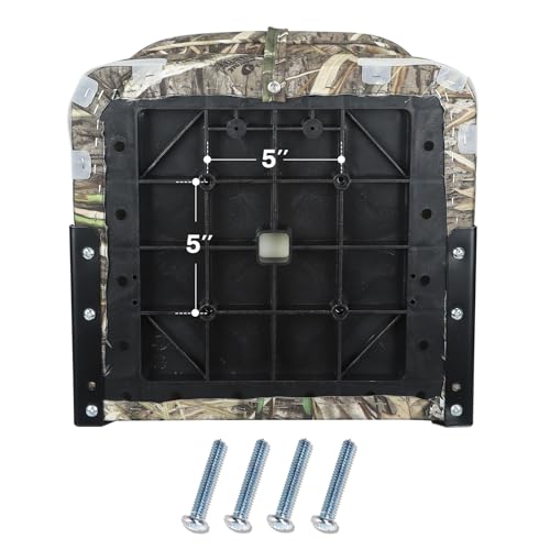 ERGOSEAT Folding Boat Seat Padded Folding Boat Chair with Backrest Marine Bass Jon Boat Seat - Image 2