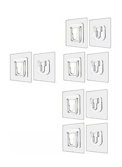 Spaceshoop Double-Sided Adhesive Wall Hooks - Wall-Sticking Hooks Without Punching 2pcs  - Image 1