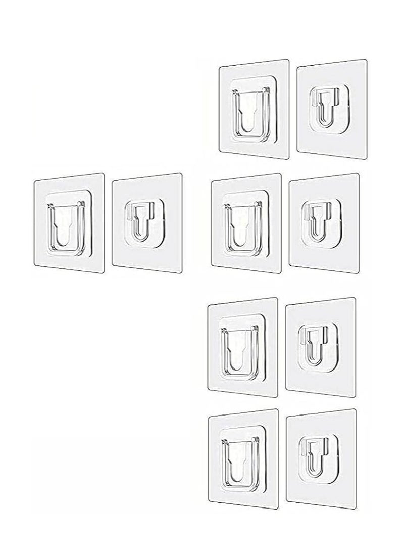 Spaceshoop - Double-Sided Adhesive Wall Hooks - Wall-Sticking Hooks Without Punching 2pcs - Image 1