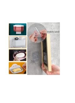 Spaceshoop Double-Sided Adhesive Wall Hooks - Wall-Sticking Hooks Without Punching 2pcs  - Image 4