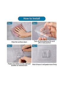 Spaceshoop Double-Sided Adhesive Wall Hooks - Wall-Sticking Hooks Without Punching 2pcs  - Image 5