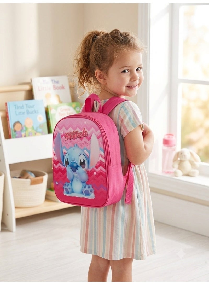 STITCH kids backpack stitch,3D raised relief,33x28x9 cm,for nursery and preschool - Image 2