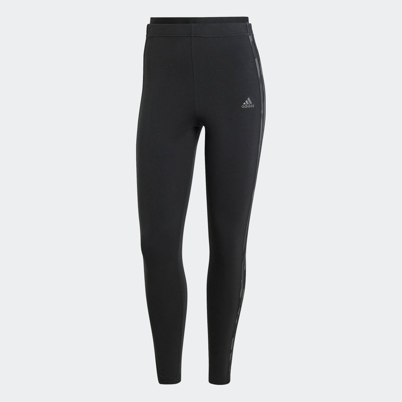 Adidas Essentials 3-Stripes Camo Print 7/8 Length Leggings - Image 1