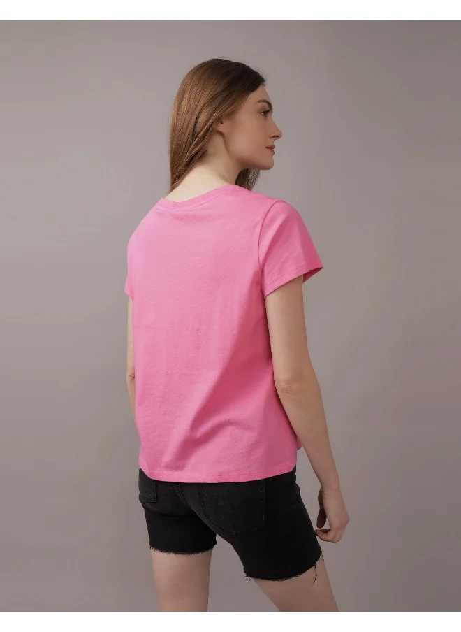 American Eagle Graphic Crew Neck T-Shirt