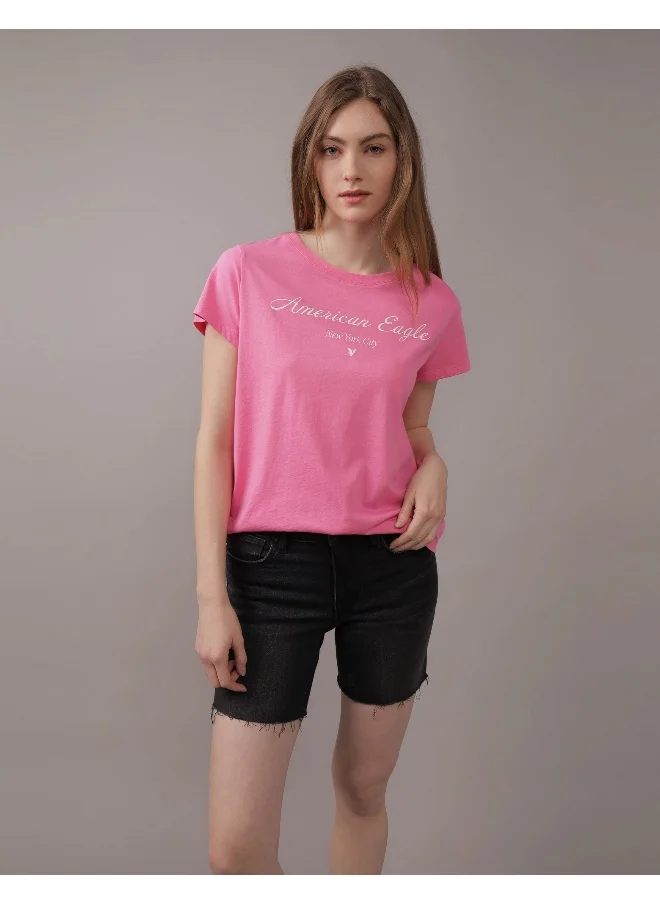 American Eagle Graphic Crew Neck T-Shirt