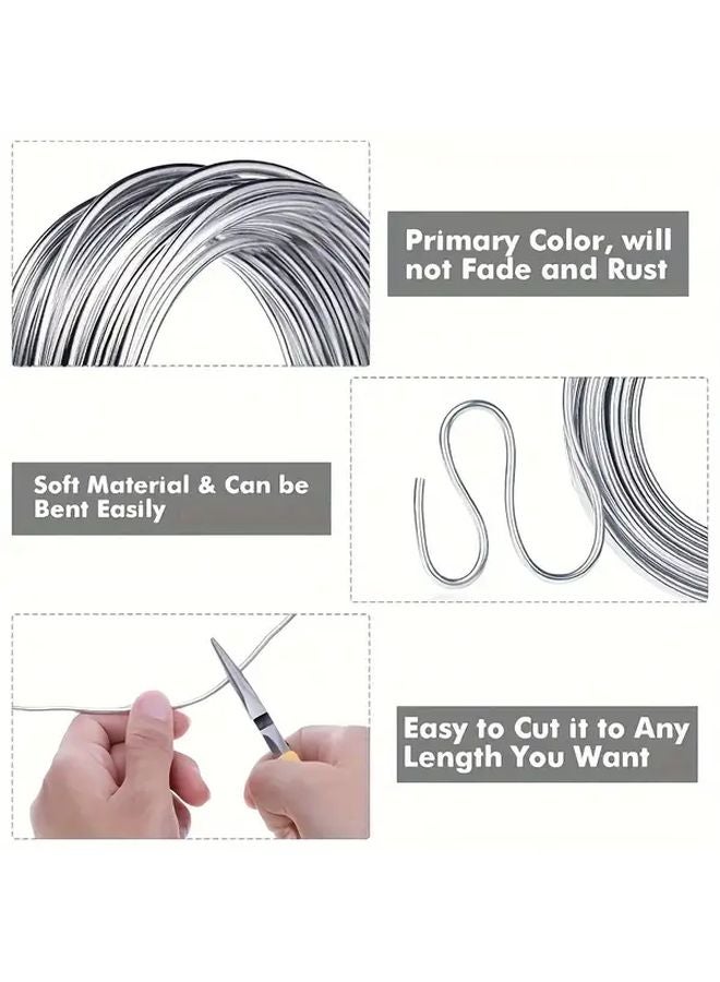 1 Roll Polished Aluminum Craft Wire Flexible 3mm Thick Metal Armature For DIY - Image 4