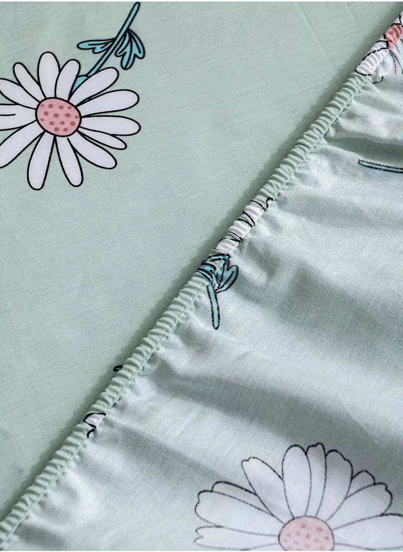 Generic Daisy Print Fitted Sheet  - Image 4
