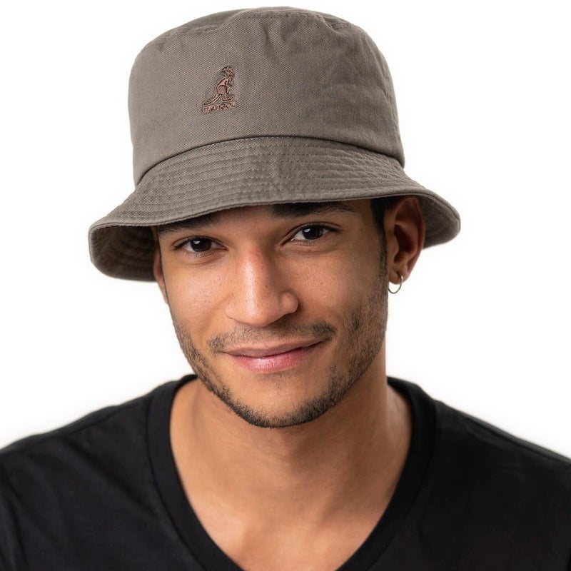 Kangol Washed Bucket Hat - Black/M Black, Medium - Image 3