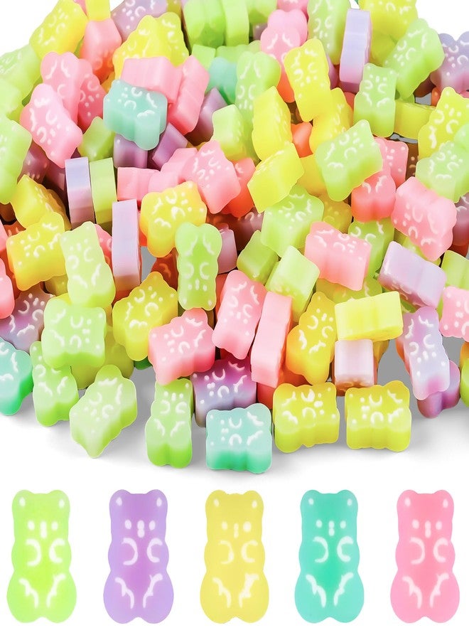 LiYiQ 200 Pcs Cute Bear Eraser for Kids Bulk Colorful Bear Erasers for Classroom Valentine's Day Gift for Kid Party Favors Gift - Image 1