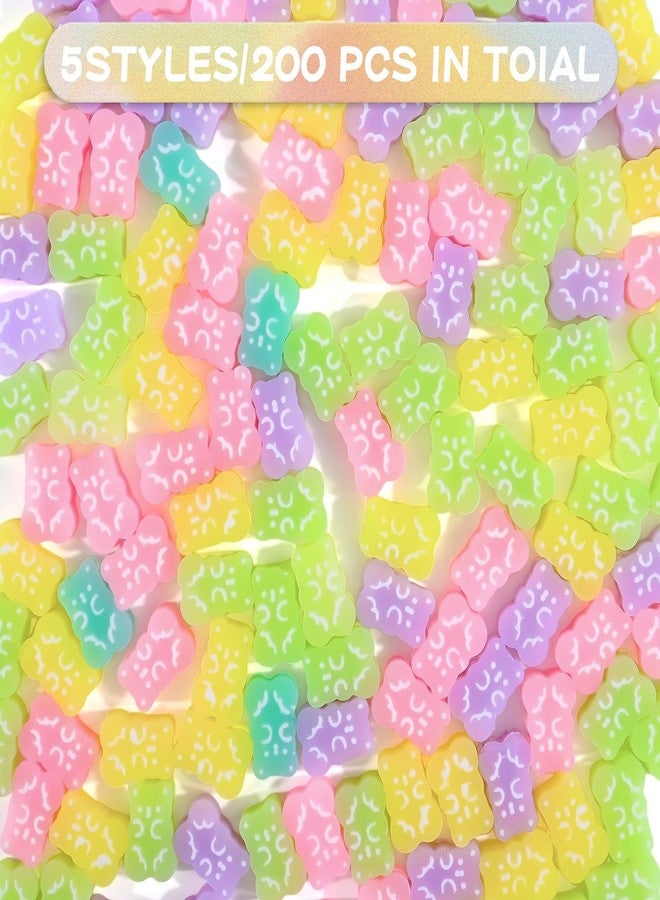 LiYiQ 200 Pcs Cute Bear Eraser for Kids Bulk Colorful Bear Erasers for Classroom Valentine's Day Gift for Kid Party Favors Gift - Image 3