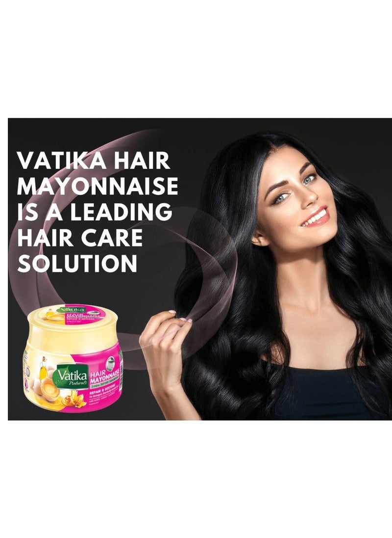 VATIKA - Vatika Naturals Hair Mayonnaise With Honey Castor + Marrow 500 ML - Image 1