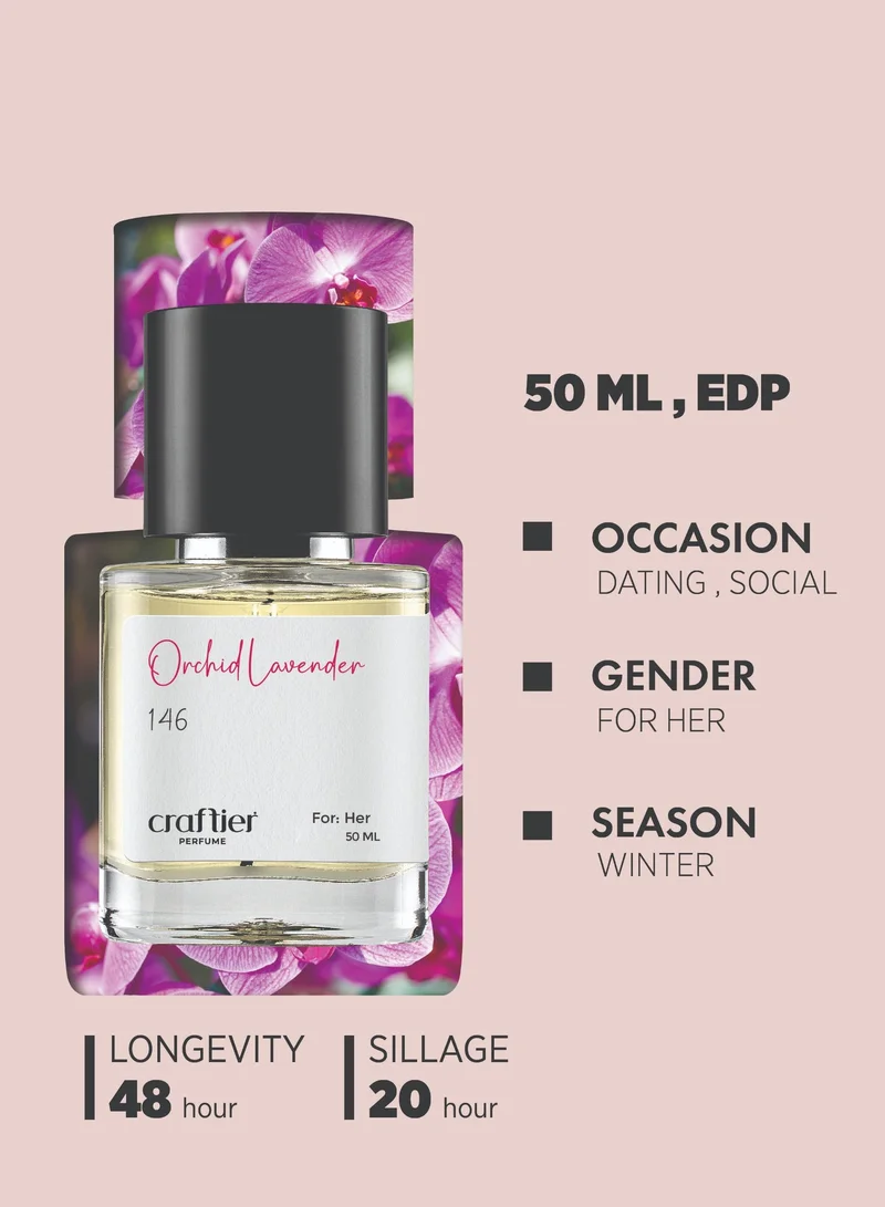 Craftier Perfume Inspired-Libre Intense ORCHID LAVENDER - Inspired of-LIBRE INTENSE, Eau De Parfum for Women - 50ml, Long Lasting Floral Fragrance Upto 48 Hrs, Travel Size Women's Perfume for Women | Best Price UAE