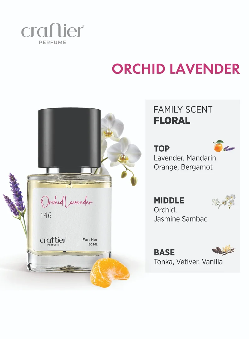 Craftier Perfume Inspired-Libre Intense ORCHID LAVENDER - Inspired of-LIBRE INTENSE, Eau De Parfum for Women - 50ml, Long Lasting Floral Fragrance Upto 48 Hrs, Travel Size Women's Perfume for Women | Best Price UAE