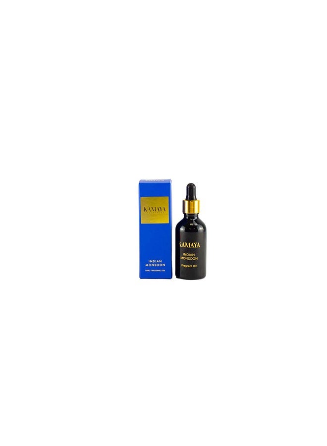KAMAYA Blossom Caboodle Indian Monsoon 50 ml Essential Oil With Dropper | Floral Lotus Fragrance in Bright Color Gift Box | Perfect for Oil Diffusers - Image 2