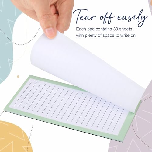 AZUREAL 7 Pack Magnetic Notepads for Refrigerator, 30 Pages/Book Grocery List Magnet Pad for Fridge, Design Magnetic Grocery List Pad for Fridge, Grocery List Notepad, To-Do Memos, List - Image 4