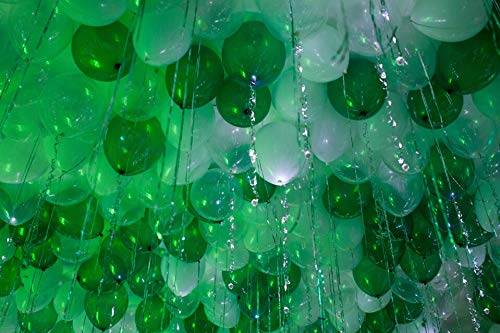 Balloonistics 10 Inch (Pack of 50) Balloons for Birthday Decoration, Decoration for Weddings, Engagement, Baby Shower, 1st Birthday, Anniversary Party, Birthday Party Supplies (Dark Green) - Image 5