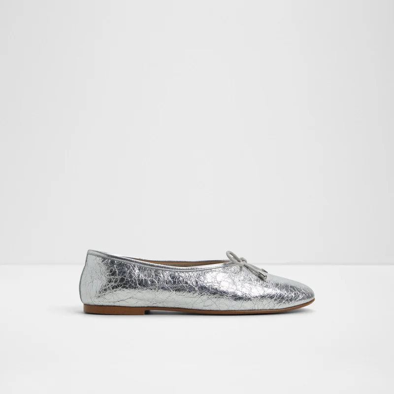 JOSELIE Textured Bow Detail Ballerinas