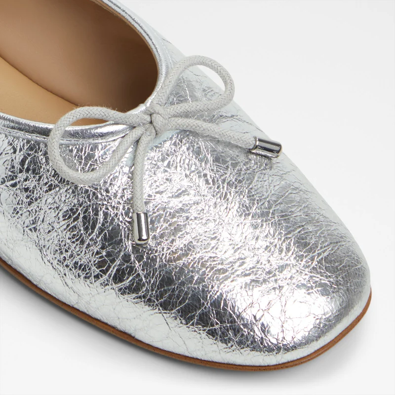 ALDO  JOSELIE Textured Bow Detail Ballerinas for Women | Best Price UAE