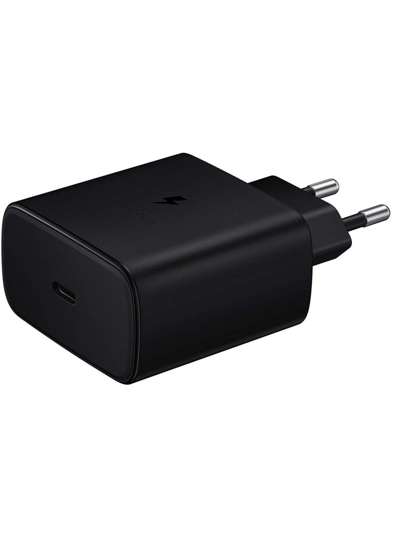 45W PD Fast Charge Travel Adapter with USB-C to USB-C Cable Black - Image 3