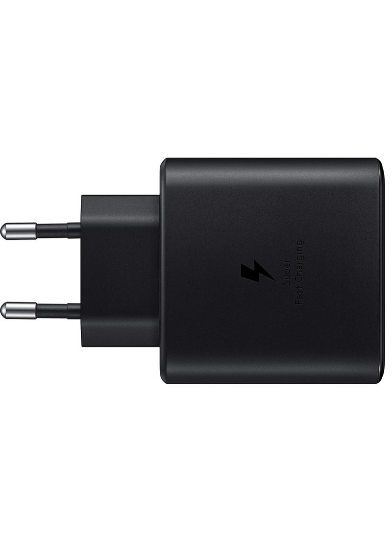 45W PD Fast Charge Travel Adapter with USB-C to USB-C Cable Black - Image 2