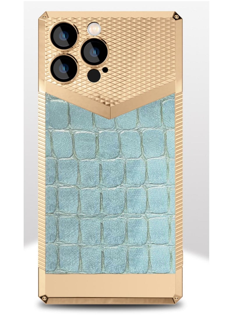 Loquat Suitable For iPhone Crocodile Pattern Leather Phone Case